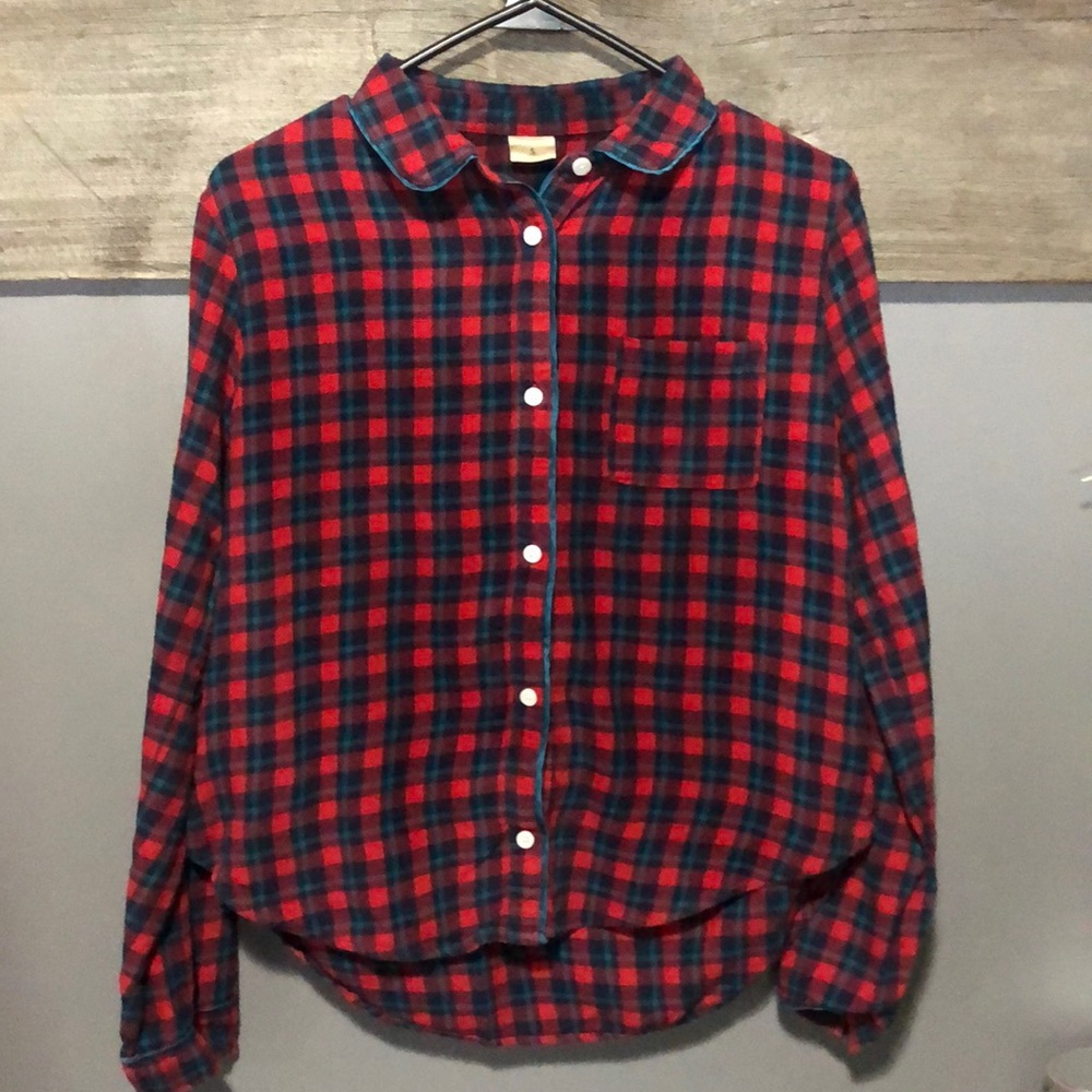 Hollister flannel sleep shirt